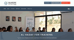 Desktop Screenshot of alhadaf.org